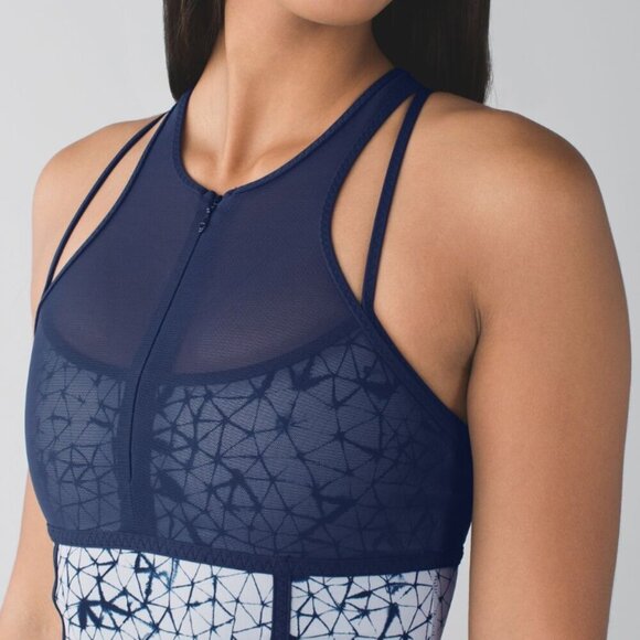 Lululemon Women's Pedal Pace Tank Deep Navy Size 8 - Picture 3 of 10